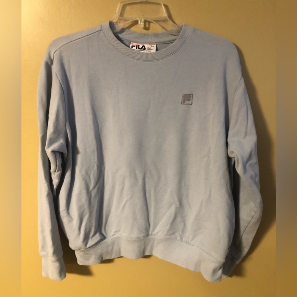 Fila Woman’s Crewneck Baby Blue Size Large